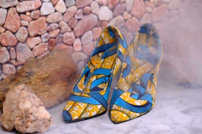 Handmade African Ankara Heels - Image 4