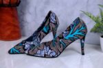 Handmade African Blue Heels - Ocean Rhythm - Image 4