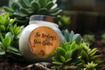 The Healing Shea Butter – organic skincare product in a natural container, rich in vitamins A, E & F, used for moisturizing, healing, and hair growth.
