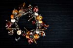 Animal Print bracelet with amber, cream, and brown glass beads featuring spotted and swirling patterns from L’Africaine Boutique.
