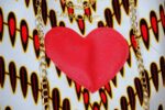 Ankara red heart bucket - Image 4