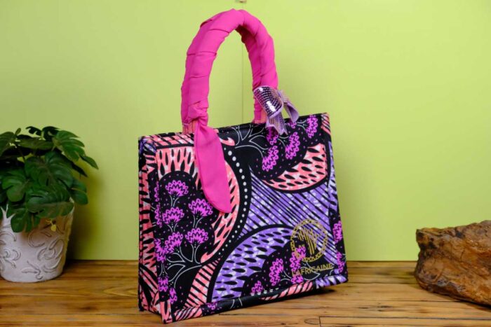 Ankara star sequin handbag - Image 4