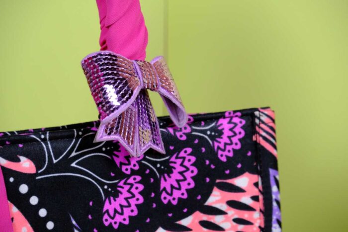 Ankara star sequin handbag - Image 3