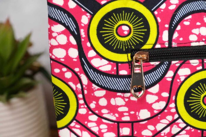 Ankara circular design handbag - Image 3