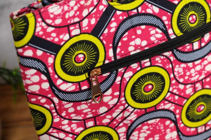 Ankara circular design handbag - Image 5